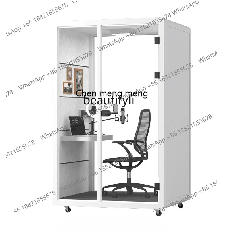 

D178 H Mobile Live Studio Soundproof Room Mute Cabin Karaoke Pavilion Learning Office Warehouse E-Sports Room