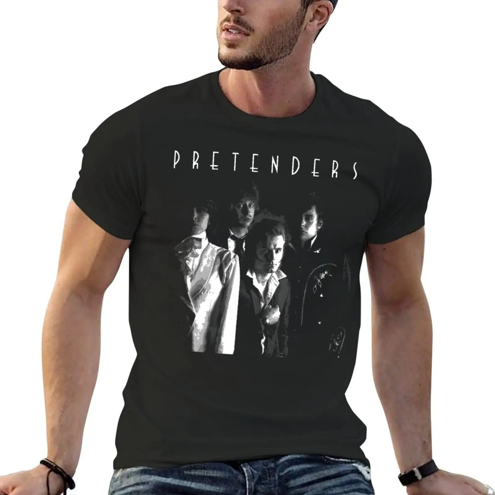 The band Pretenders (1) T-Shirt new edition anime stuff plus size men clothing