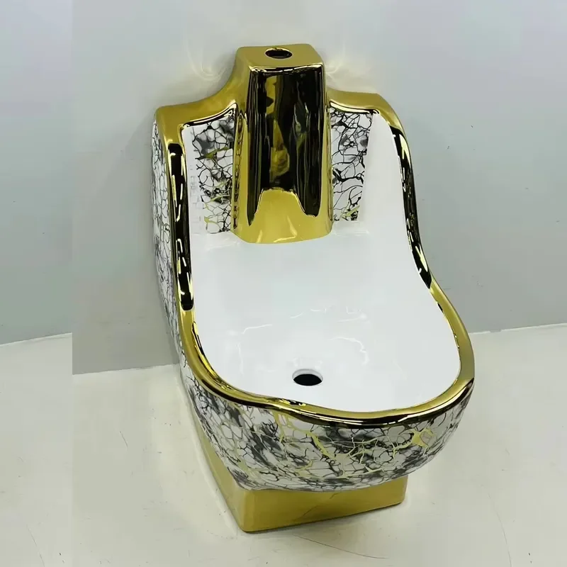 For Muslim Wudu Ceramic Wash Basin Colorful Hot Sale Islamic Prayer Ablution Sink Bathroom Home Decor Durable Easy Clean