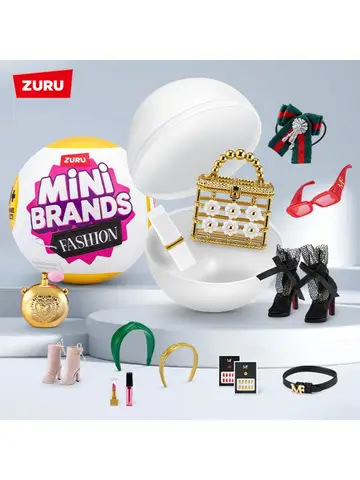 Zuru Mini Brands Surprise Fashion Mini Brands Toy Miniature Toys Mystery Blind Box Original Collectible Bundle Pack Gift Toy