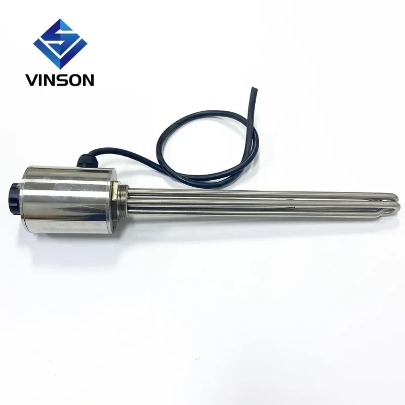 48V 110V 220V 1kw/2kw/3kw Industrial Water Boiler Immersion Heater with Adjustable Thermostat