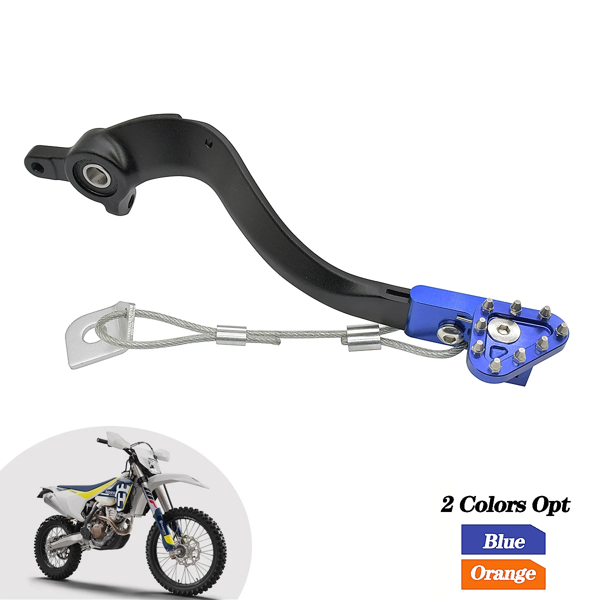 Motocross CNC Rear Brake Pedal Arm Lever Brake Saver For EXC EXC-F SX SXF XC XCF XCW XCF-W Husqvarna TC TE FC FE 125-530