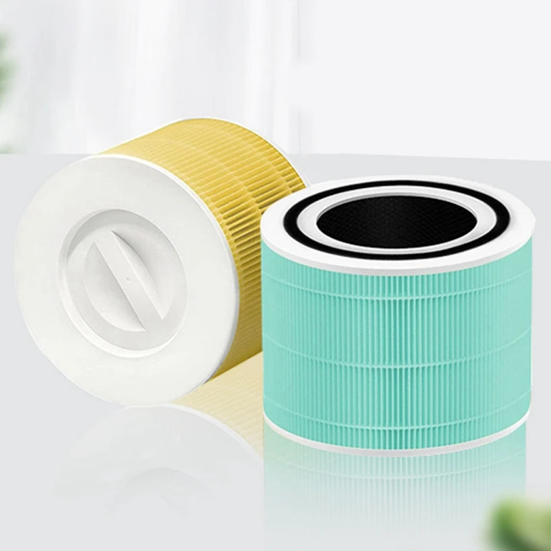 Core 300 True HEPA Parts Filters For LEVOIT Core 300 And Core 300S Vortex Air Air Purifier Core 300-RF Yellow 2Pcs