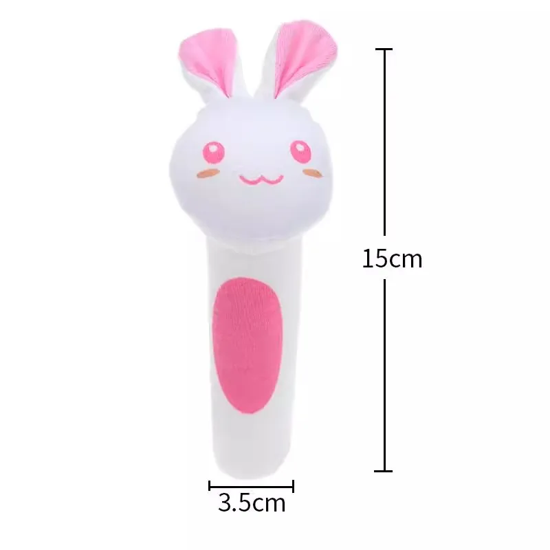 Sonajero suave para bebé, cochecito de cama para cuna infantil, juguetes educativos colgantes móviles, agarre de mano para desarrollo del cerebro, lindos juguetes de animales de peluche