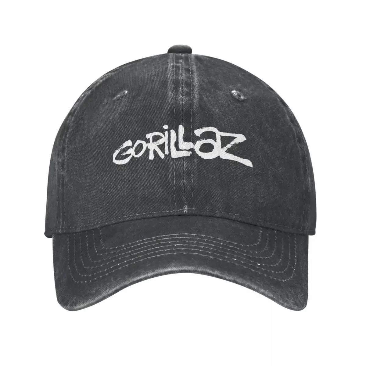 Gorillaz topi bisbol uniseks, topi Snapback lembut tidak terstruktur bepergian semua musim, Vintage, luar ruangan,