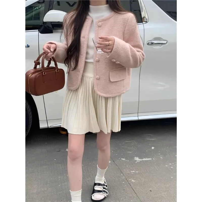 

Coat Women Small Fragrant Style High-end Feeling Cotton Clip Short Jacket Sense Niche Temperament Small Stature Fashionable Top