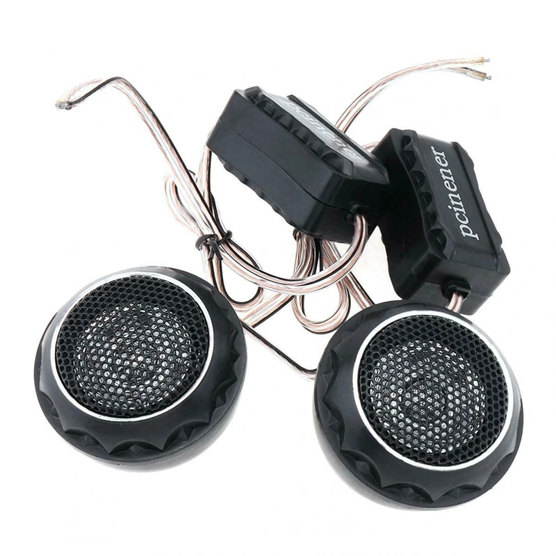 

2pcs 140W Max Car Tweeters With Filter Stereo Speakers Music Soft Dome Balanced Car Tweeters Car Audio Silk Film Loud Speakers