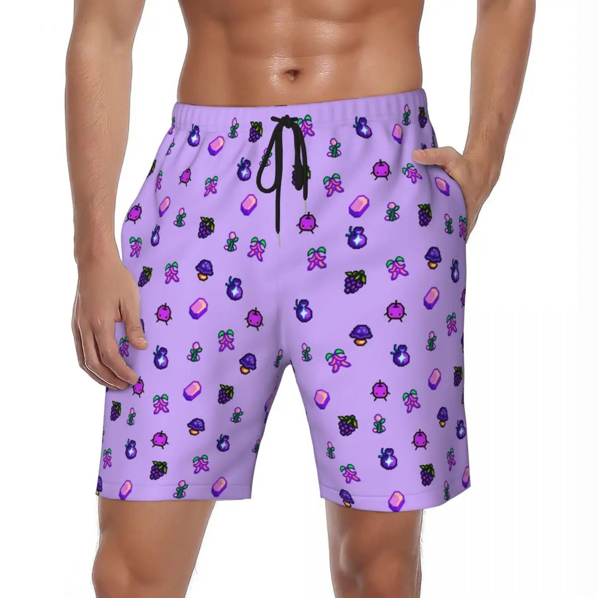 

Papel De Parede Stardew Valley Gym Shorts Summer Sports Beach Shorts Men Fast Dry Stylish Custom Oversize Beach Trunks