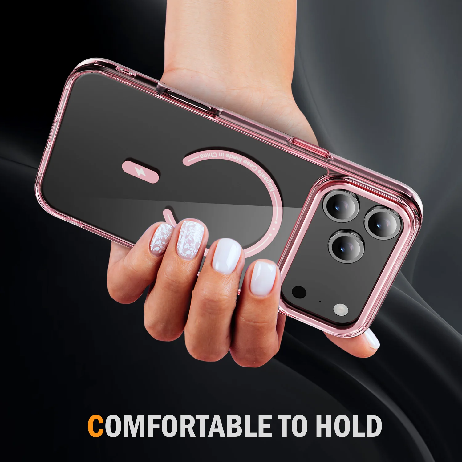 新型高級透明マグネット式レンズ保護付きスマホケース iPhone 17 Air、16E、16、14、15、13、12 Pro Max Plus対応 Magsafe対応 耐衝撃カバー