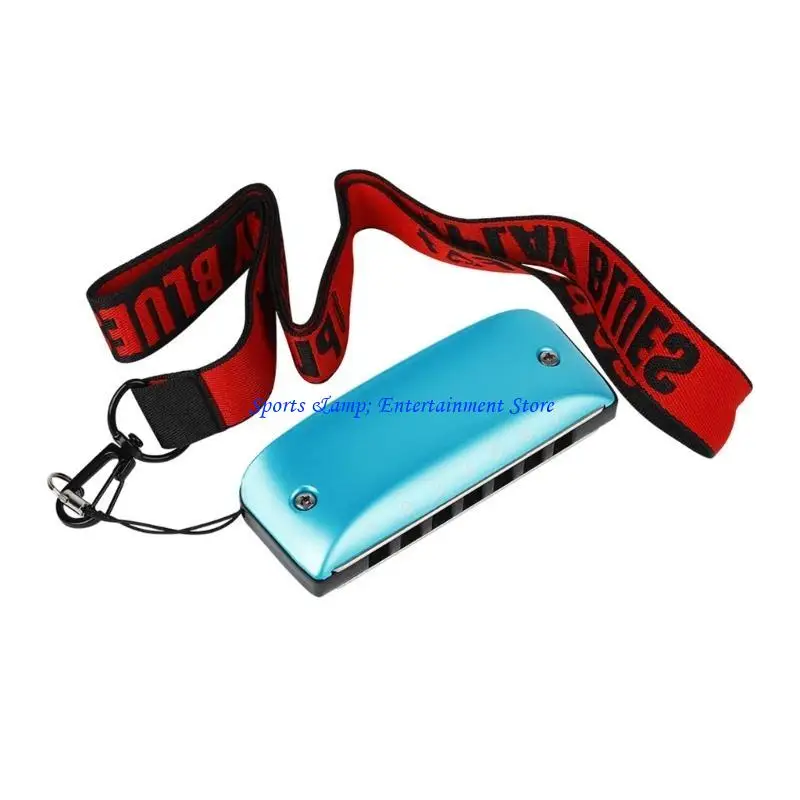 G7NF Diatonische Mundharmonika mit Lanyards, 7-Loch-Mundharmonika für Kinder, Erwachsene – Detail 10
