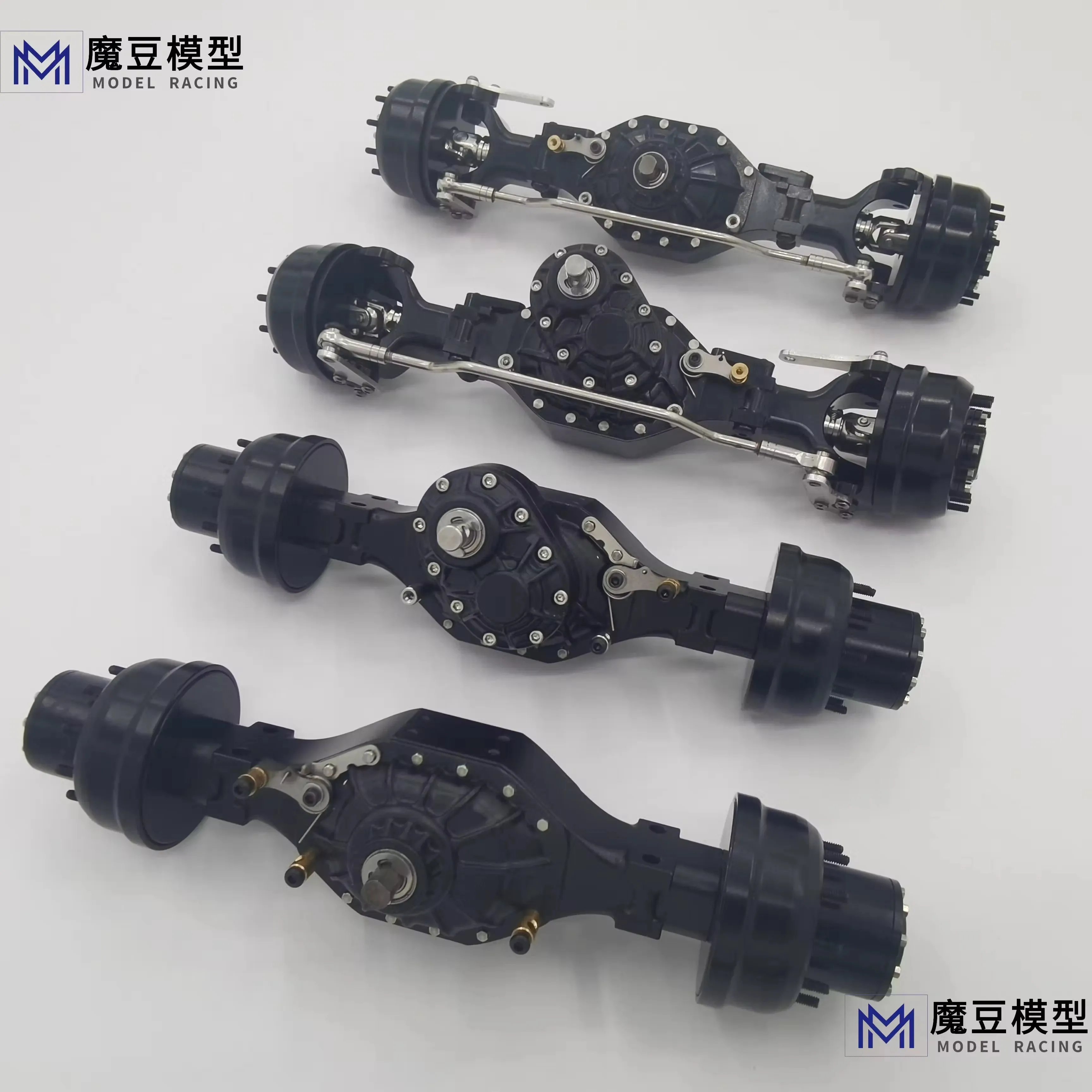 1/14 Cnc Precision Production Mud Head Wheel Side Deceleration Bridge Drive Axle Differential Lock  For Tamiya Lesu Rc Truck