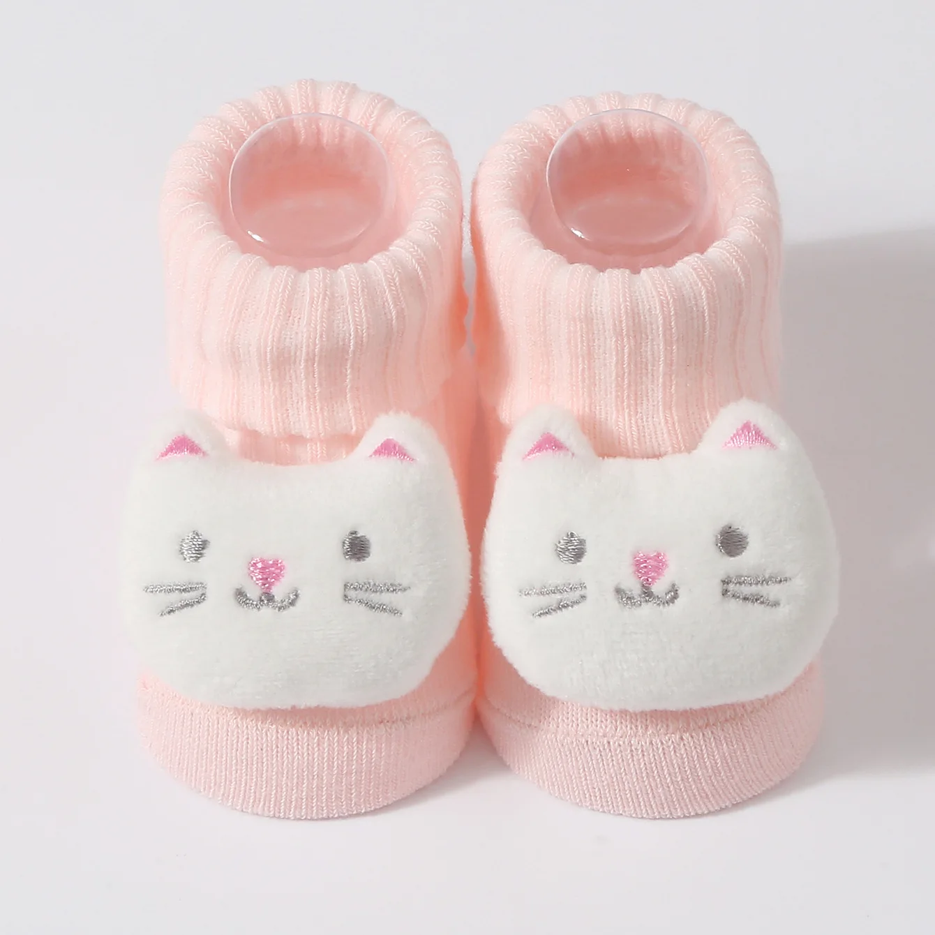 New Cute Cartoon Animals Baby Socks For Boys Girls All Season Soft Cotton Striped Newborn Sock Kids Infant Socken 0-6 Months ﻿