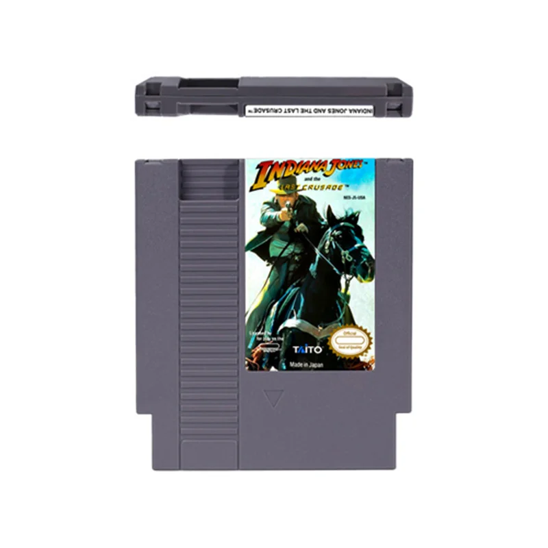 Indiana Jones and the Last Crusade Action game for 72pins Game cartridge suitable for 8 bits NES video game console