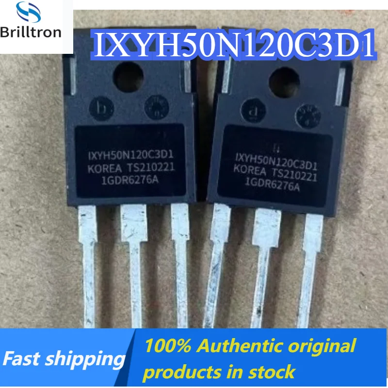 5-20PCS IXYH50N120C3D1 TO-247 50A 1200V High Power MOSFET Brand New, Original Stock, Fast Shipping.