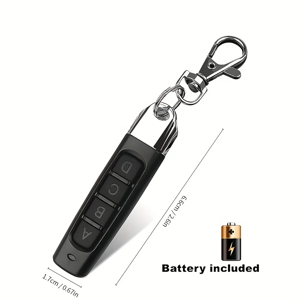 433MHZ Copy Remote Control Auto 4 Channe Code Garage Gate Door Opener Remote Control Duplicator Cloning Code Car Key