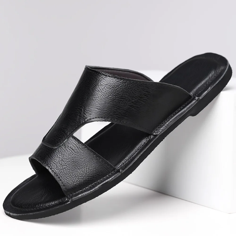 48 Code Men's Driving Fashion Slip-On Roman Sandals Breathable round Toe EVA Material Comfortable All-Season Cross-Border