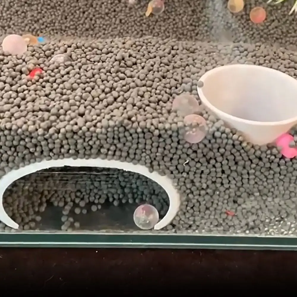 

3D Printing Aquarium Underground Tunnel Plastic Decorative Fish Shrimp Hide Caves Underground Style Fish Breeding Nest