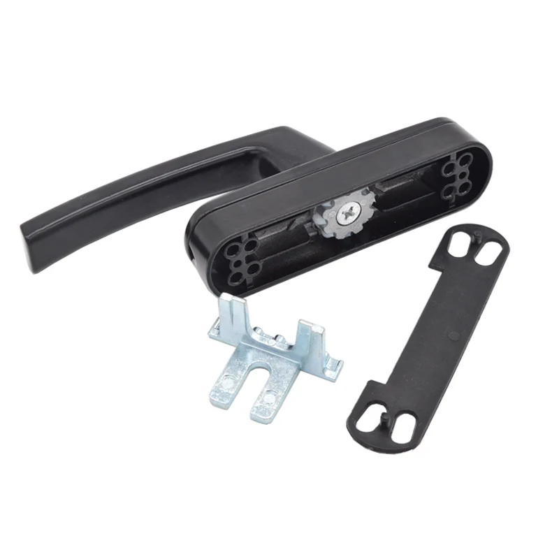 Imagem -06 - Liga de Alumínio de Aço Plástico Maçaneta da Porta Deslizante Janela Vidro Drive Knob Gabinete Banheiro Varanda Puxar Ferragem do Agregado Familiar 80 mm