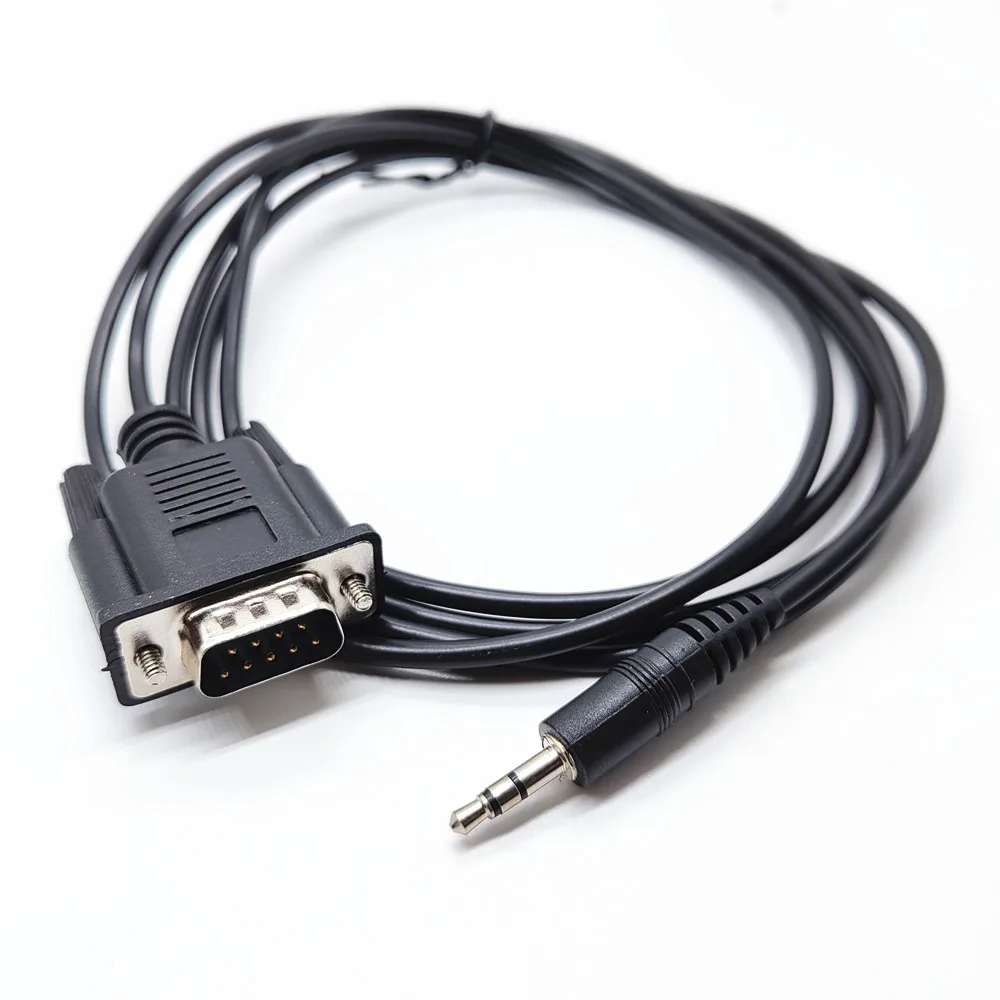 DB9 9 Pin Female to 3.5mm Male Plug Serial Cable RS232 to 1/8 inch Conversion Cable Cord- 6FT/1.8M