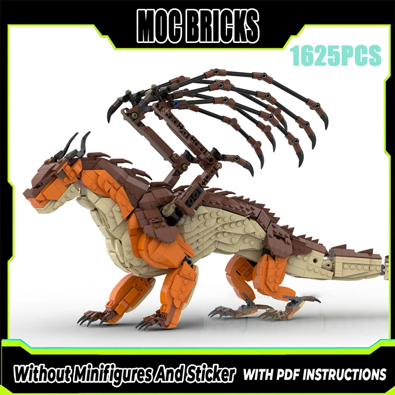 

Изысканный новый продукт MOC, строительные блоки, модель другого мира MudWing Dragon King, модульная детская игрушка в подарок, набор для сборки «сделай сам»