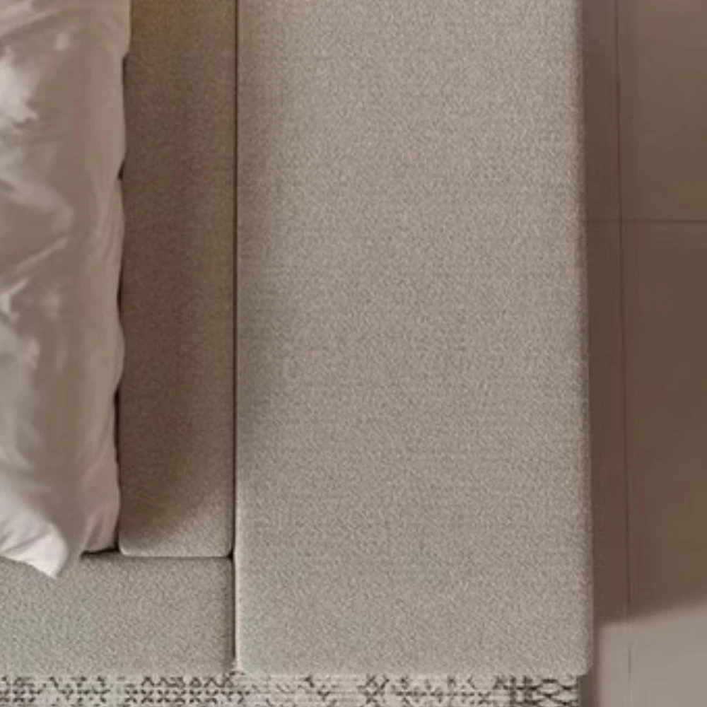 Marcos de cama Queen blancos minimalistas y elegantes para niños, tapicería moderna, espacio de almacenamiento, Camas francesas, decoración del hogar