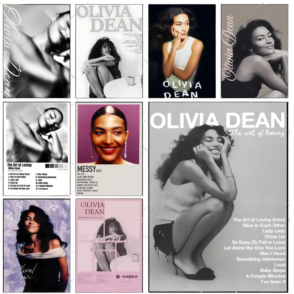 singer pop O-Olivia Dean Poster Premium Decor Art & Gift for Household Lounge Home Ornaments