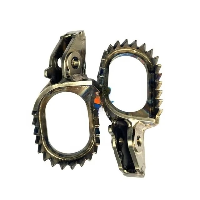 Accessori moto resistenti alla corrosione Chiodi per piedi in titanio Gr5 di grado aerospaziale per Surron Ultra Bee