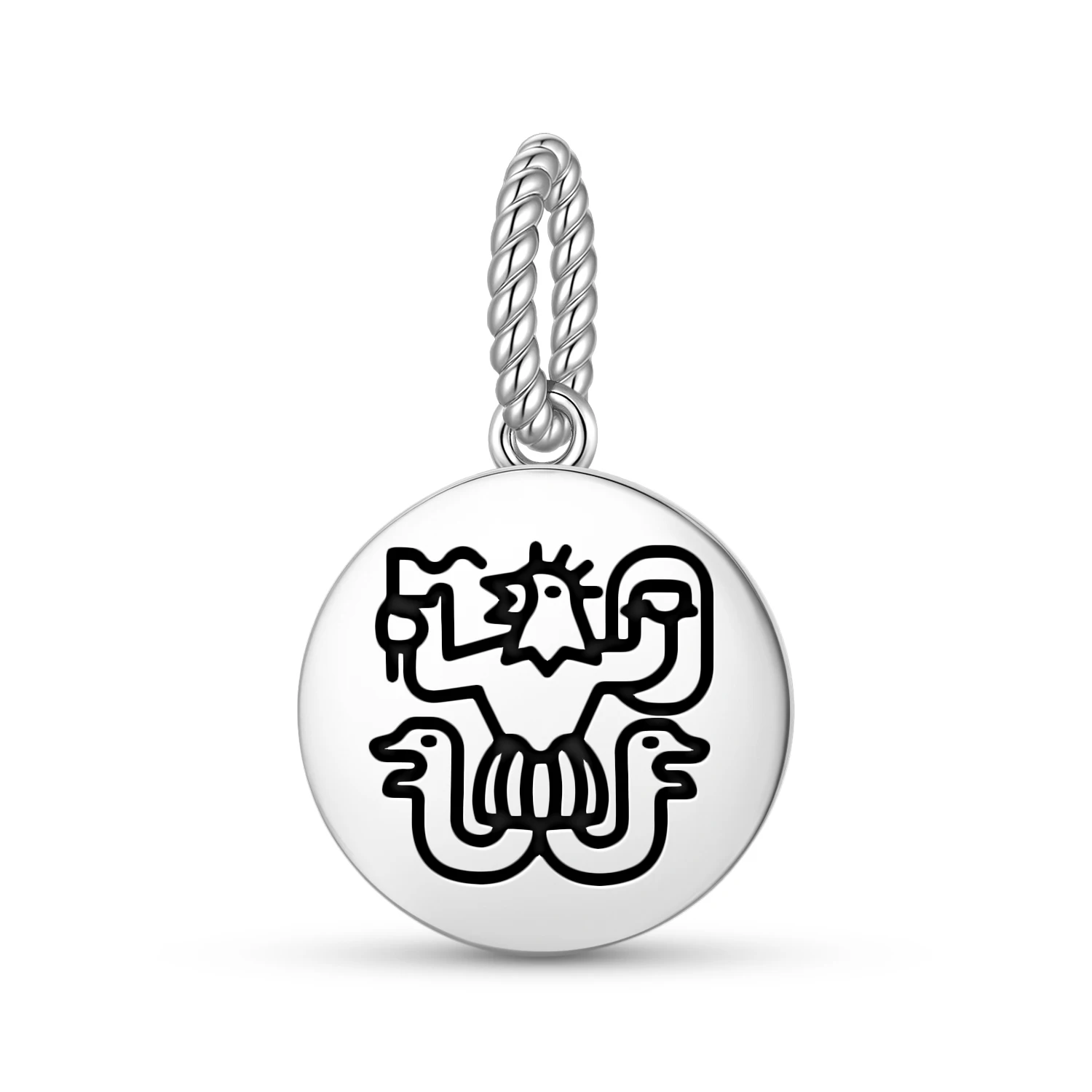 

Подвеска «Темплар Абраксас» из стерлингового серебра 925 пробы, с символическим дизайном, для женских браслетов и ожерелий, модное украшение