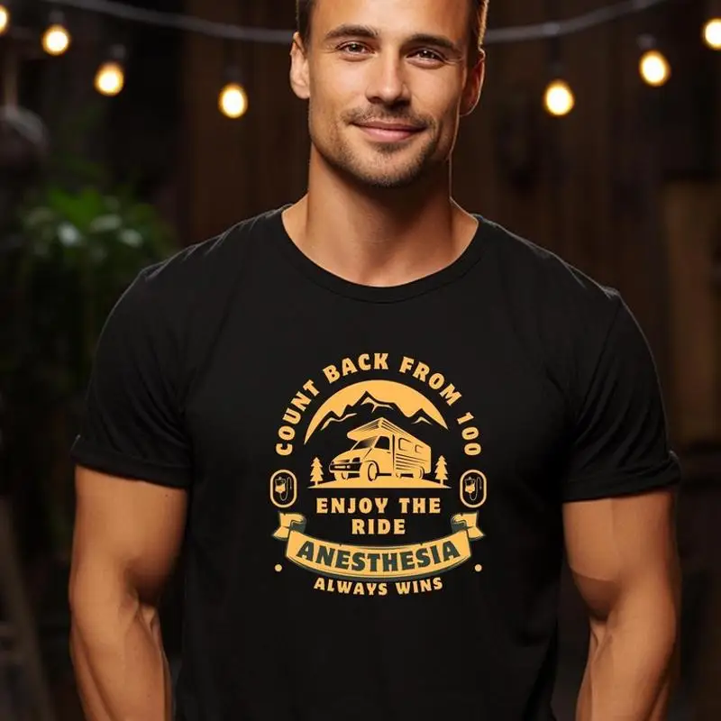 Count Back From 100 Anesthesia T-Shirt