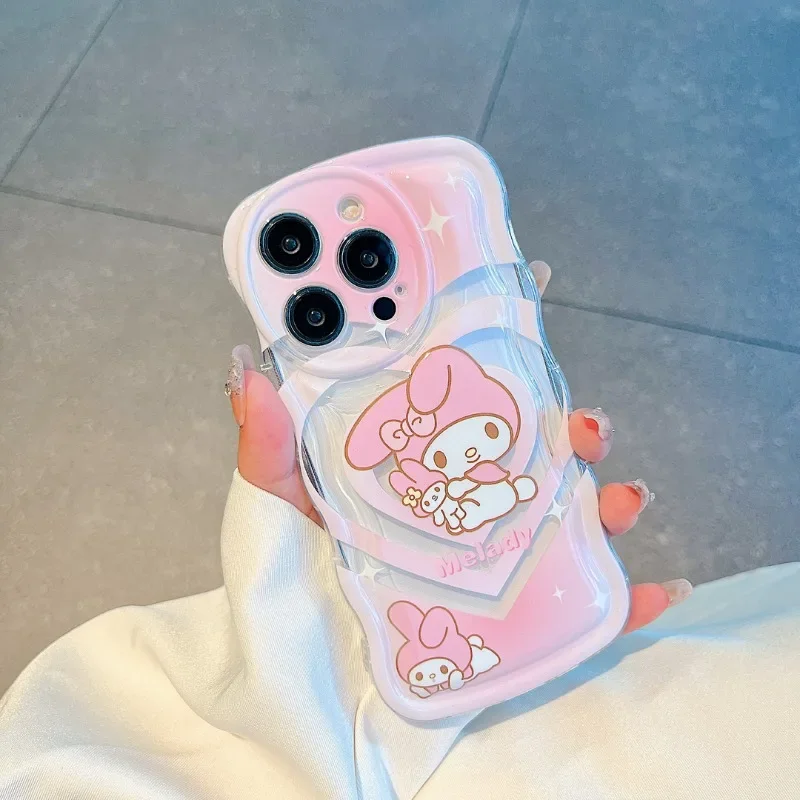 

Cinnamoroll My Melody Anime Kawaii MINISO Children iphone 16 15promax Case Cute Apple 14 Phone Cover Lovely Gifts for Girls