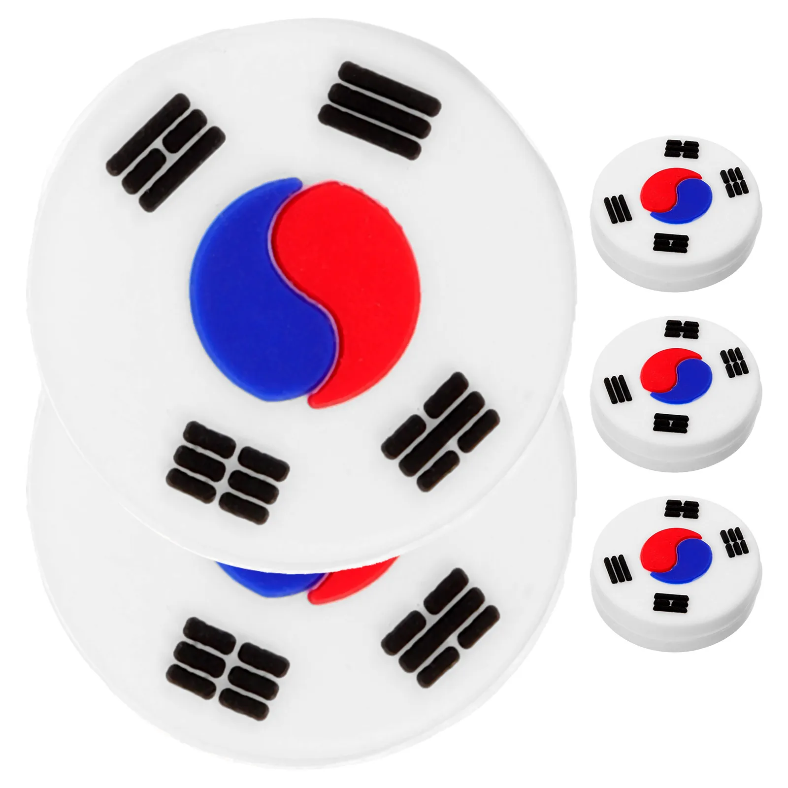 

5 шт. демпферы для теннисных ракеток, силиконовые вибропоглотители, амортизатор для занятий спортом, легкие маленькие аксессуары, декоративные