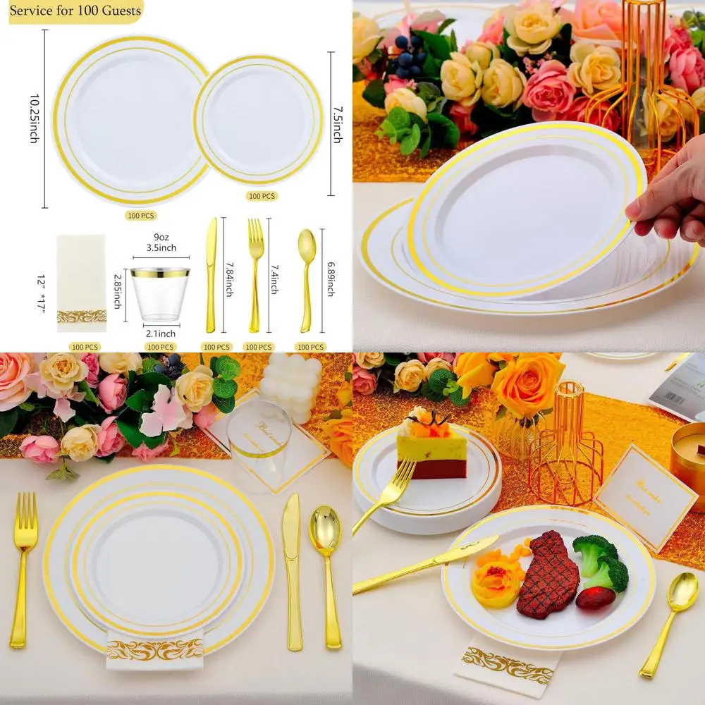 Gold And White Disp…