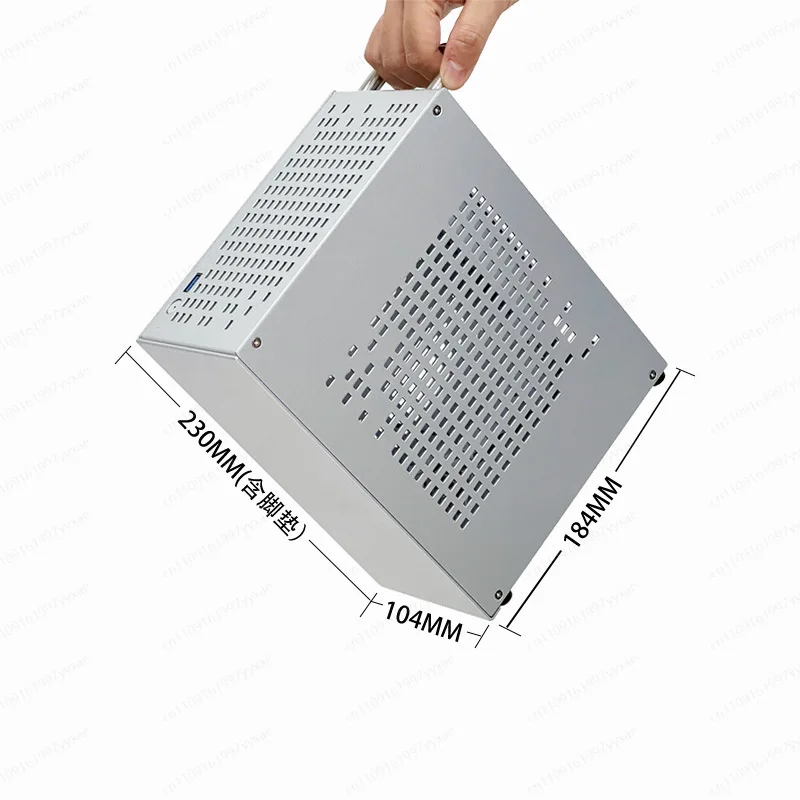 SKTC Star Kaitian A07 desktop MINI ITX game independent graphics card all-aluminum chassis supports small 1U power supply