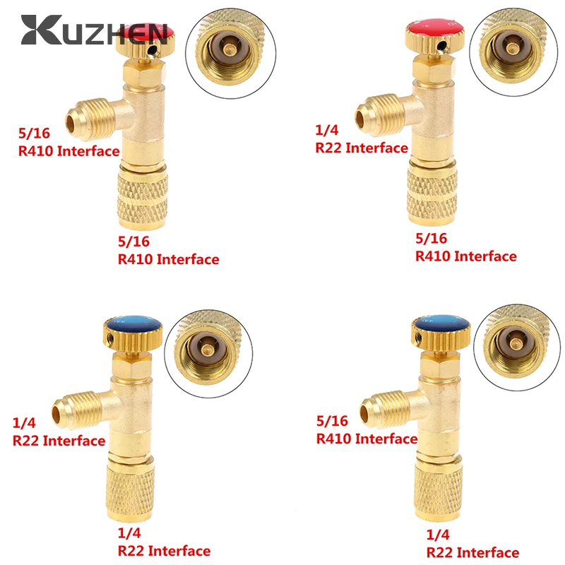 Air conditioning repair liquid safety valve R410A R22 1/4