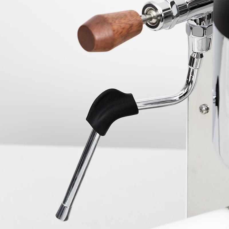 ماكينة قهوة اسبريسو احترافية برأس مجموعة واحدة للاستخدام المنزلي والتجاري، مضخة 9 بار مع عصا بخار للكابتشينو