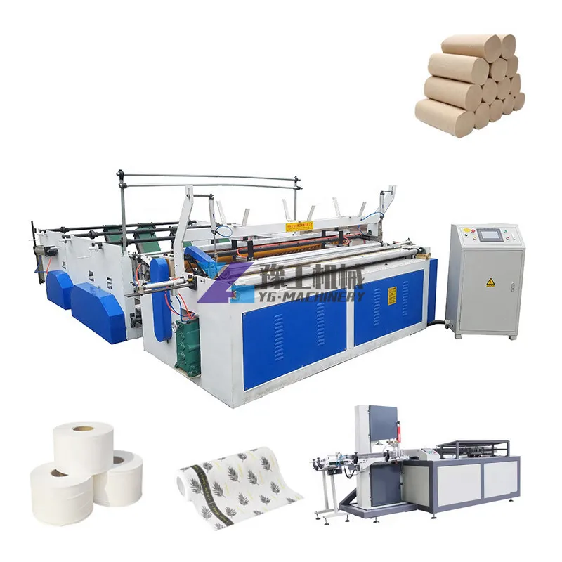 Automatic Small Business Toilet Paper Roll Making Machine for Toilet Paper Rewinding Machine