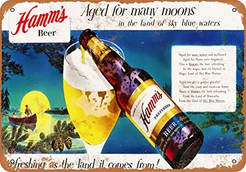 Metal Sign - 1953 Hamm's Beer Moons - Vintage Look