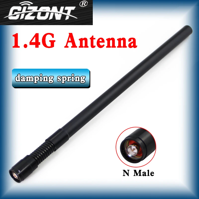 Resorte de amortiguación de antena, estilo N macho, se puede personalizar, 500-600MHz, 600-700MHz, 700-850MHz, 850-950 MHz, 950-1100MHz, 1300-1500MHz