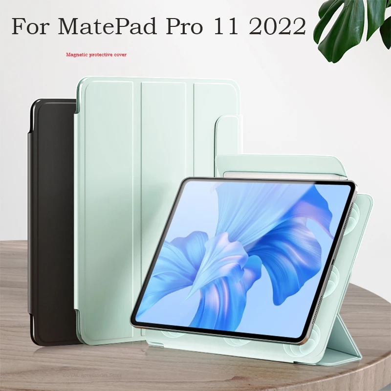 For HUAWEI MatePad Pro 11 2022 Case PU Leather Smart Magnetic Clip For MatePad 11 Inch 2022 New Release for GOT-AL09 GOT-W09/W29