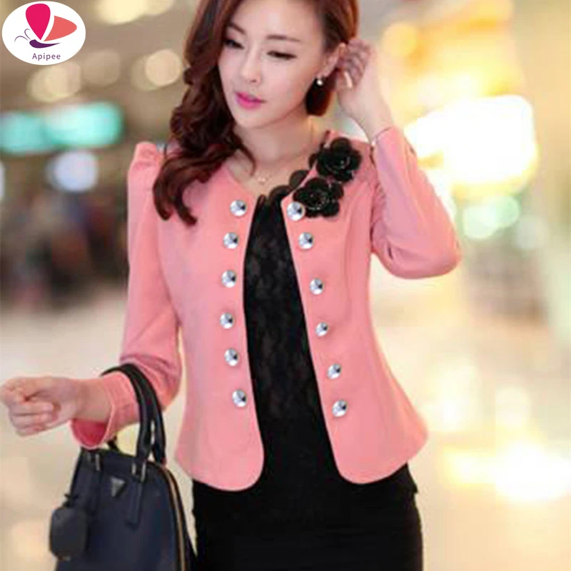 

New Feminino Spring Ol Summer Style Slim Female Coat Short Woman Clothes Jackets Suits Outdwear Coat Women