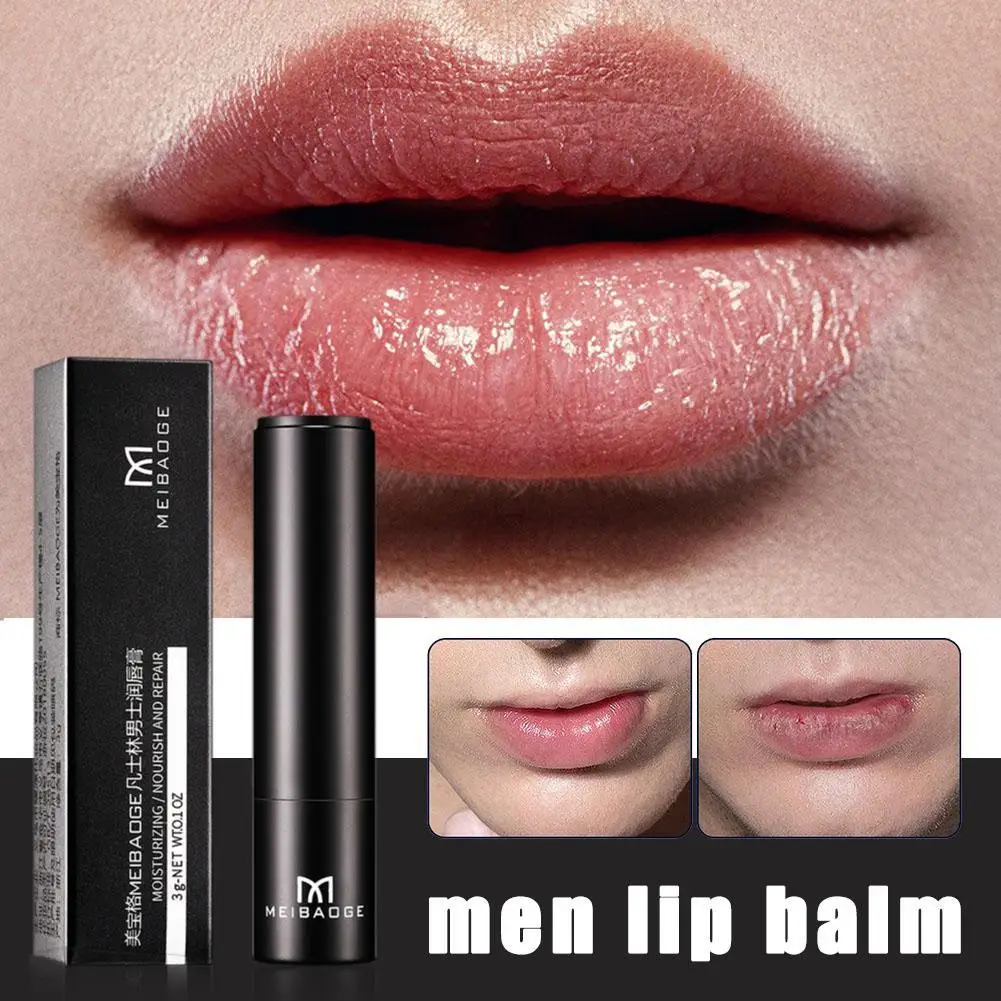 Bálsamo labial anti rachaduras masculino, reparador hidratante, batom hidratante, nutritivo, lábios Produtos para cuidados com a pele