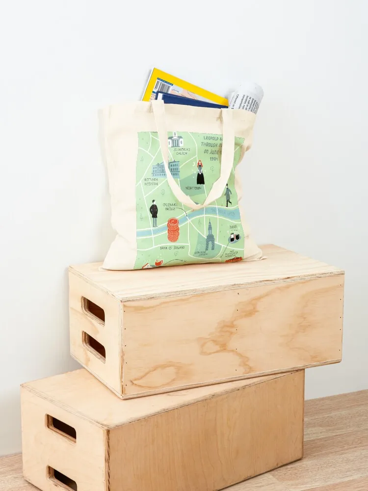 يوليسيس خريطة حمل حقيبة المتسوق أكياس التوصيل المجاني حقائب نسائية حمل حقيبة قماش حمل