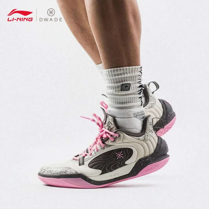 LI-NING Wade ICE 2 V2 zapatos de baloncesto para hombre, zapatos profesionales, cojín portátil, zapatos deportivos cómodos ABPV001