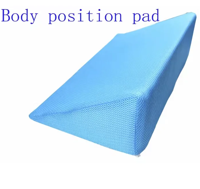 High-density foam triangle pad turned Breathable care Turn over side body position cushion medical paralyzed patients