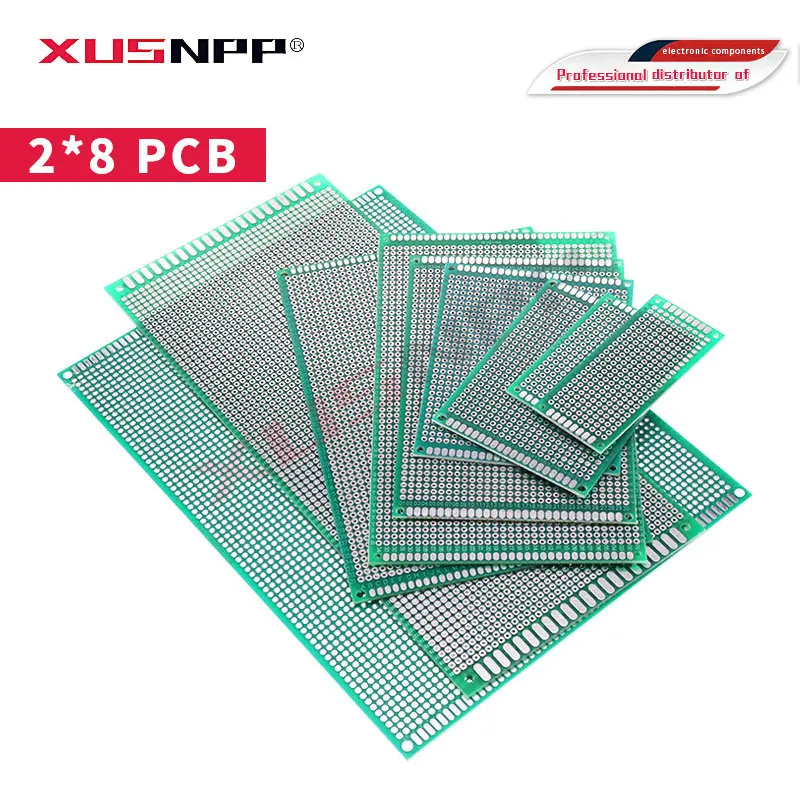 5pcs  2x8cm 2*8 Double Side Prototype PCB diy Universal Printed Circuit Board
