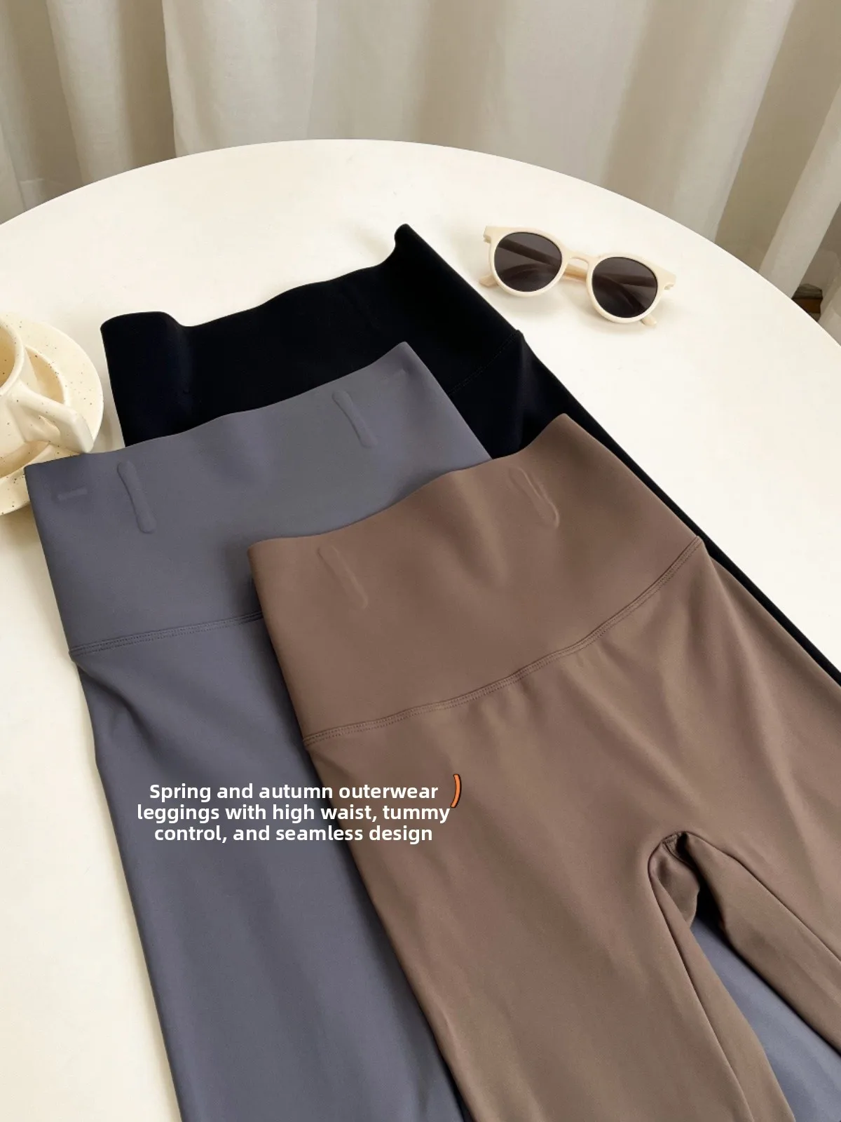 

High Waist ark Skin Pattern Yoga Pants Women's Autumn Spring Nine Points Boting Trousers Comfortable Casual Leggings