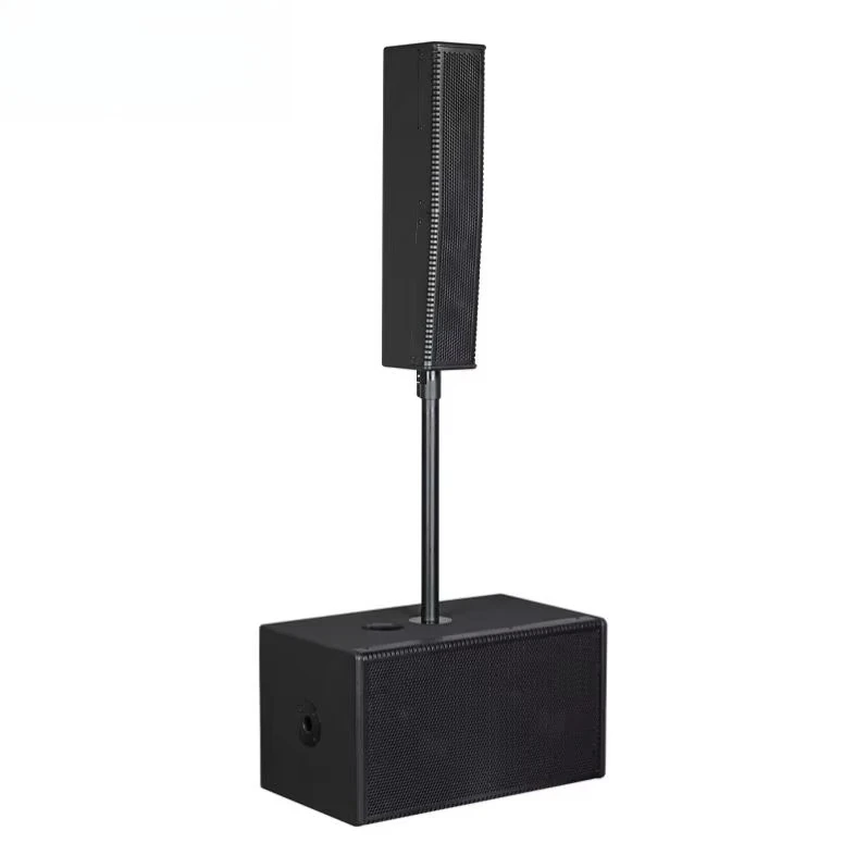 

Professional Wooden Shell Outdoor BT Amplifiers Array Active Pa Column Speaker Sound System Set
