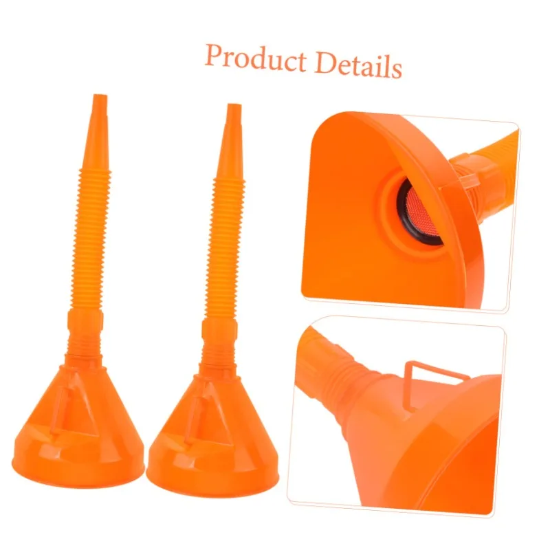 1 pz Imbuto universale per carburante per moto con tubo filtro Imbuto per olio motore per moto Moto 2025 Nuovo