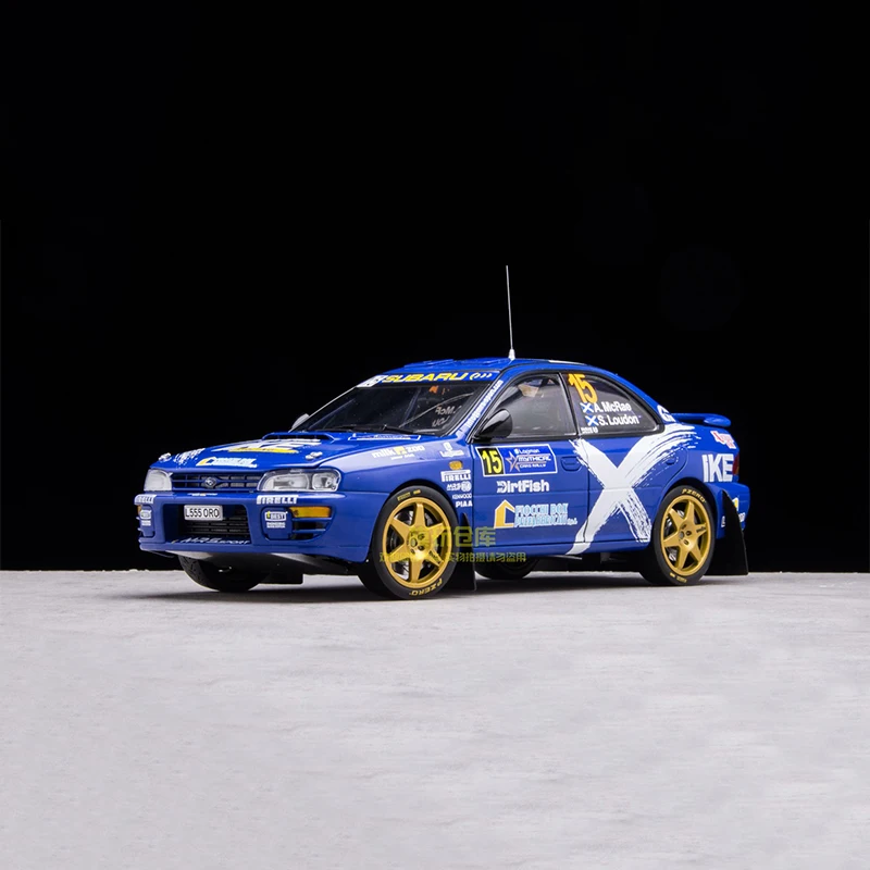 

Литой под давлением оригинальный масштаб 1:18 Subaru Impreza WRC Rally 2023, имитация сплава, модель автомобиля, статический дисплей, коллекционный подарок, сувенир