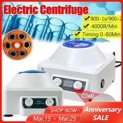 4000rpm/min Electric Centrifuge Experimental Instrument Desktop Stepless Speed Regulation Timing Centrifuge 900-2 / 900-1S